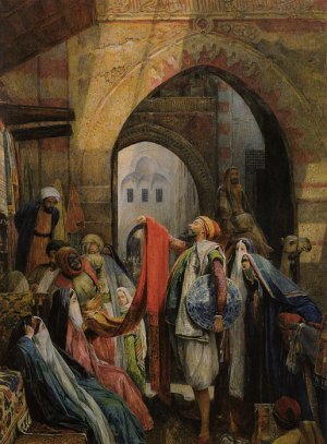 A Cairo Bazaar - The Della 'l', 1875