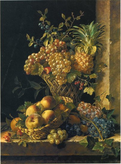 Stilleben Mit Obst, 1833 - Click Image to Close