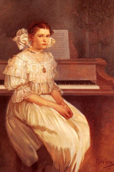 Portrait Of Milada Cerny, 1906 - Click Image to Close