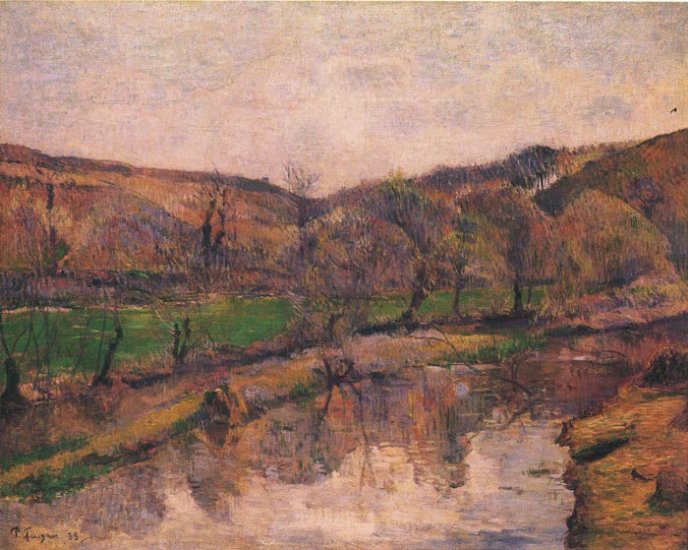 Landscape In Bretani, 1888 - Click Image to Close