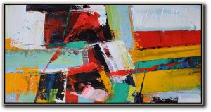 Panoramic Palette Knife Contemporary Art #CTPPS0A38