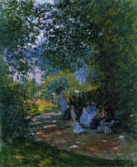 At The Parc Monceau , 1878 - Click Image to Close