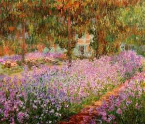 Irises In Monet's Garden , 1900