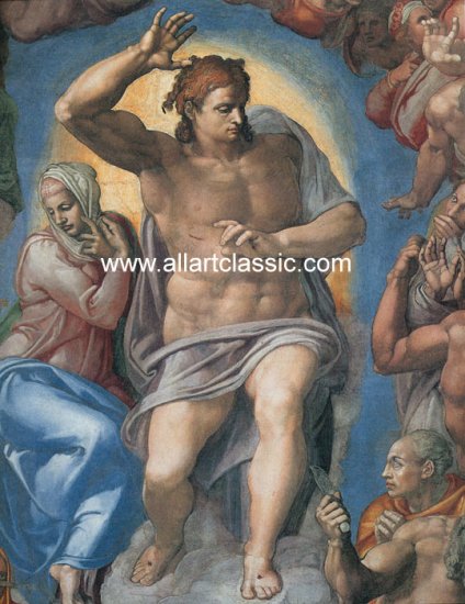 The Last Judgement: Christ The Judge, 1541 - Click Image to Close