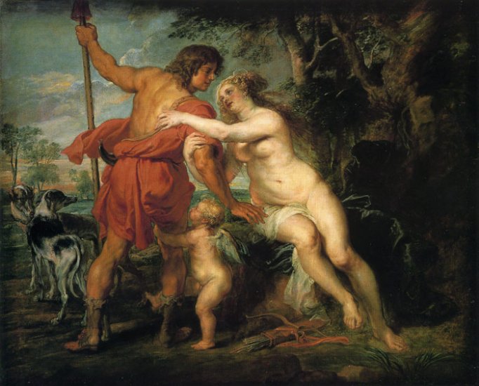 Venus And Adonis, 1635 - Click Image to Close