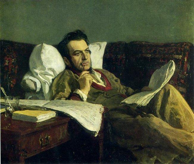 Portrait Of A Composer, 1887 - Click Image to Close