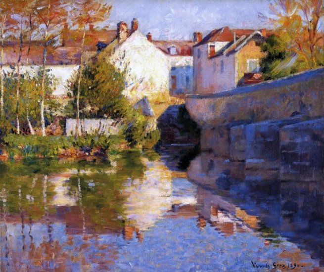 Beside The River, 1890 - Click Image to Close