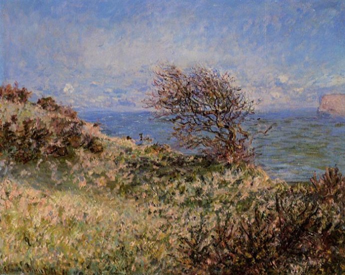 On The Cliff At Fecamp , 1881 - Click Image to Close