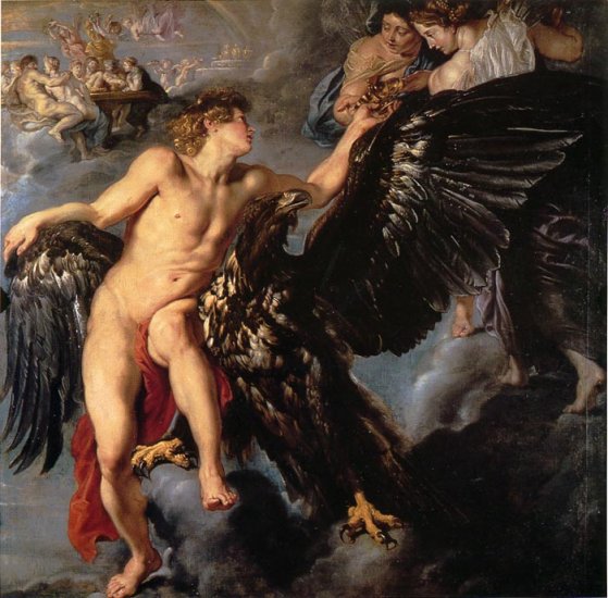 Ganymede Et L' Aigle, 1612 - Click Image to Close