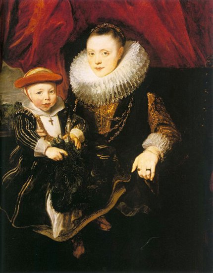 Young Woman With A Child, 1618 - Click Image to Close