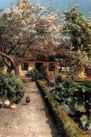 Watering The Garden, 1920