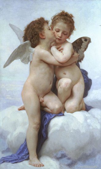 L'Amour Et Psyche, Enfants [Cupid And Psyche As Children], 1889 - Click Image to Close