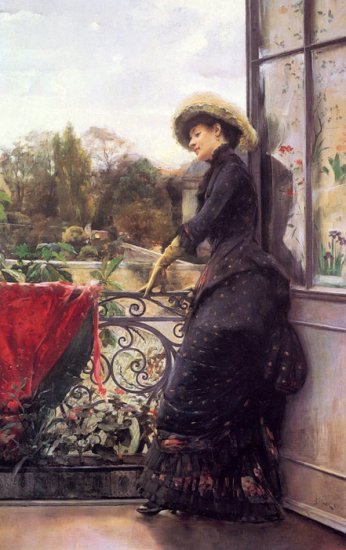 On The Terrace, 1884 - Click Image to Close