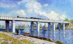 The Railroad Bridge At Argenteuil , 1873