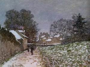 Snow At Argenteuil , 1874