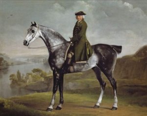 Joseph Smyth Esq, Lieutenant Of Whittlebury Forest, Northamptonshire, On A Dapple Grey Horse (1762-1764)