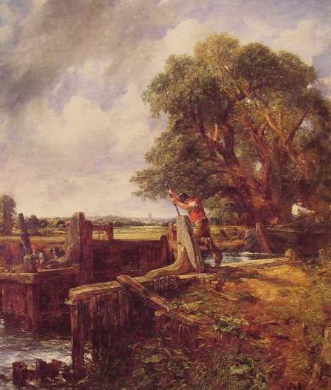 A Boat Passing A Lock, 1823-1825 - Click Image to Close