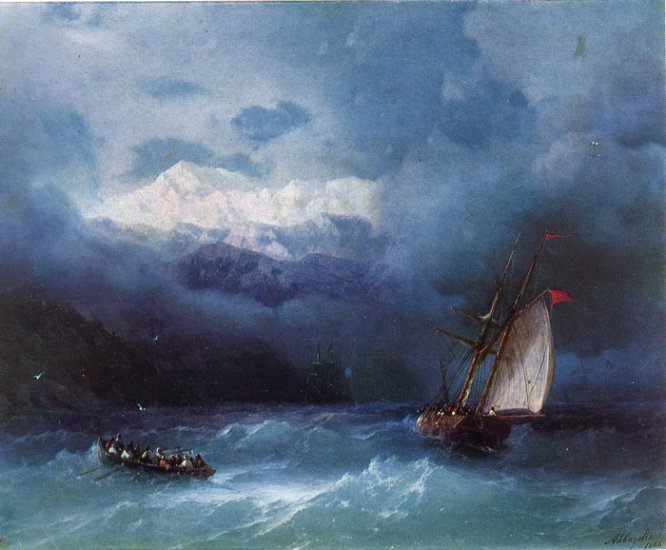 Stormy Sea, 1868 - Click Image to Close