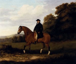 A Gentleman And His Bay Hack, 1788