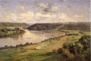 The Ohio River From The College Campus, Honover, 1892