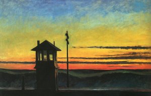 Railroad Sunset, 1929