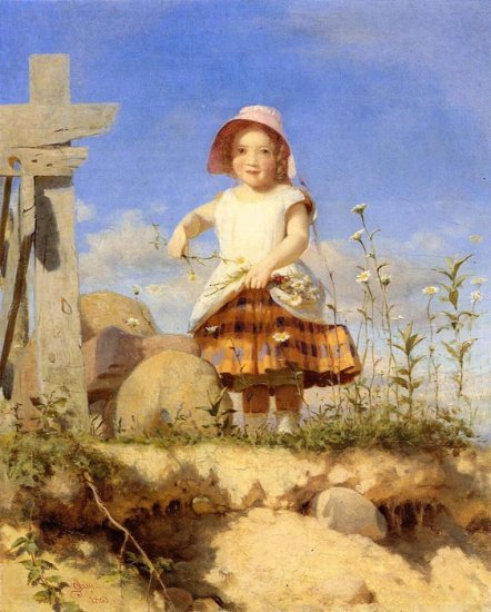 Gathering Flowers, 1861 - Click Image to Close