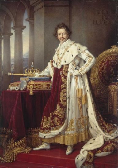 King Ludwig I In His Coronation Robes, 1826 - Click Image to Close