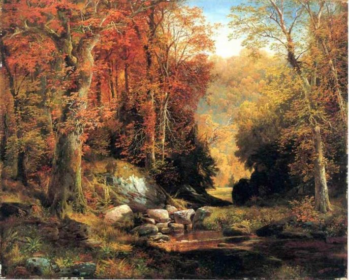 Cresheim Glen, Wissahickon, Autumn, 1864 - Click Image to Close