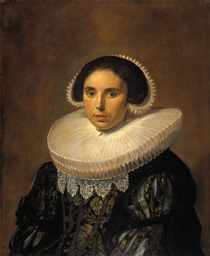 Portrait Of A Woman, Possibly Sara Wolphaerts Van Diemen, C.1630-1635