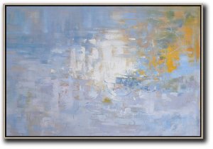 Horizontal Abstract Landscape Painting #ABH0A60