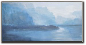 Panoramic Abstract Landscape Painting #ABPS0P7