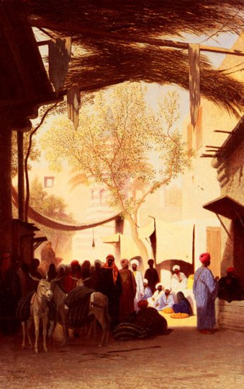 A Market Place, Cairo - Click Image to Close