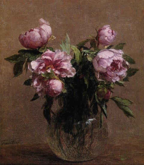 Vase Of Peonies, 1902 - Click Image to Close