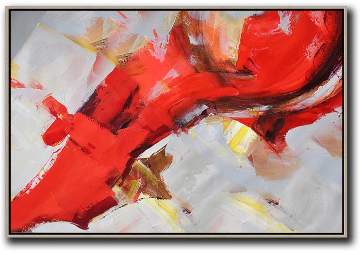 Horizontal Palette Knife Contemporary Art #CTPH0A106 - Click Image to Close