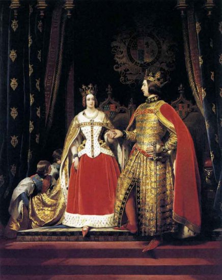 Queen Victoria And Prince Albert At The Bal Costum? Of 12 May 1842, 1842 - Click Image to Close