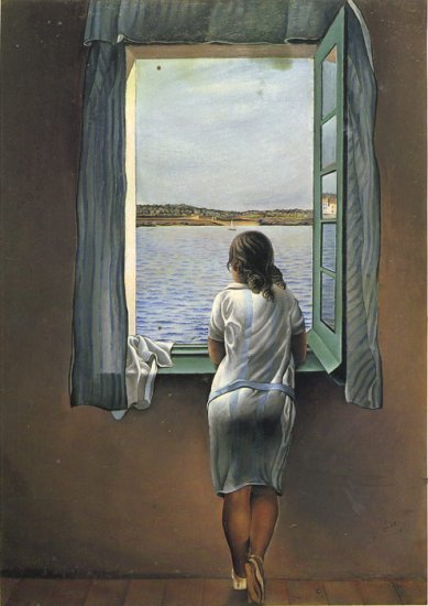 Girl Standing At The Window, 1925 - Click Image to Close