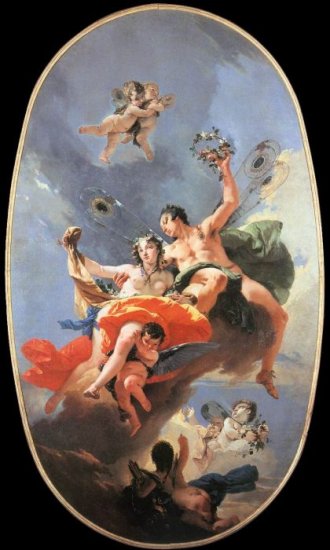 The Triumph Of Zephyr And Flora, 1734 - Click Image to Close