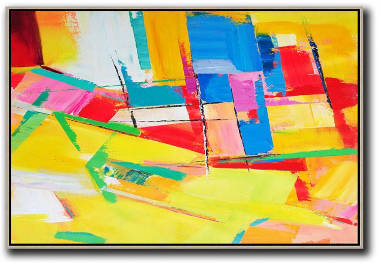 Horizontal Palette Knife Contemporary Art #CTPH0A127 - Click Image to Close