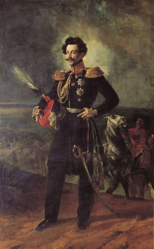 Portrait Of Adutant General Count Vasil Alexeevich Perovski, 1837