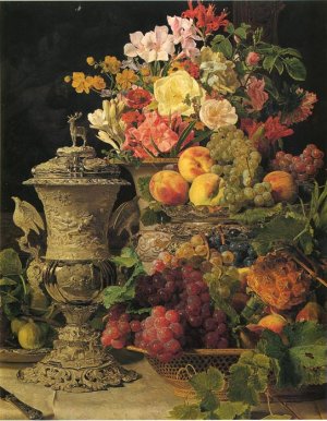 Stilleben MitFruchten Und Blumen,1839