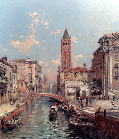 Rio Santa Barnaba, Venice - Click Image to Close