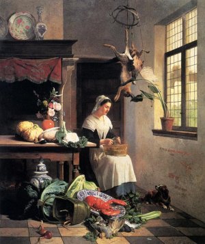 A Maid In The Kitchen, 1861