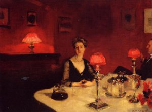 A Dinner Table At Night, 1884