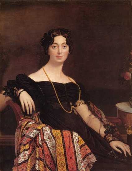 Madame Jacques-Louis Leblanc, Nee Francoise Poncelle, 1823 - Click Image to Close