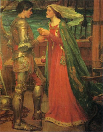 Tristan And Isolde With The Potion - Click Image to Close