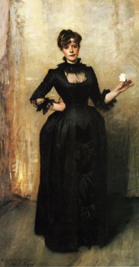 Louise Burckhardt Aka Lady With A Rose, 1882 - Click Image to Close