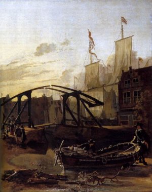 View Of A Harbour In Schiedam, 1650