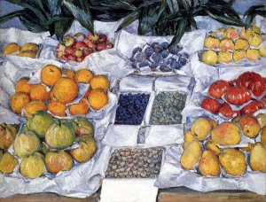 Fruit Displayed On A Stand, C.1881-1882