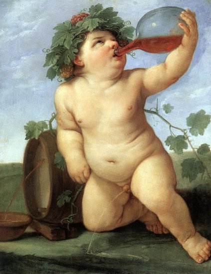 Drinking Bacchus, C.1623 - Click Image to Close