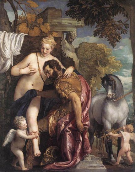 Mars And Venus United By Love, C.1570 - Click Image to Close